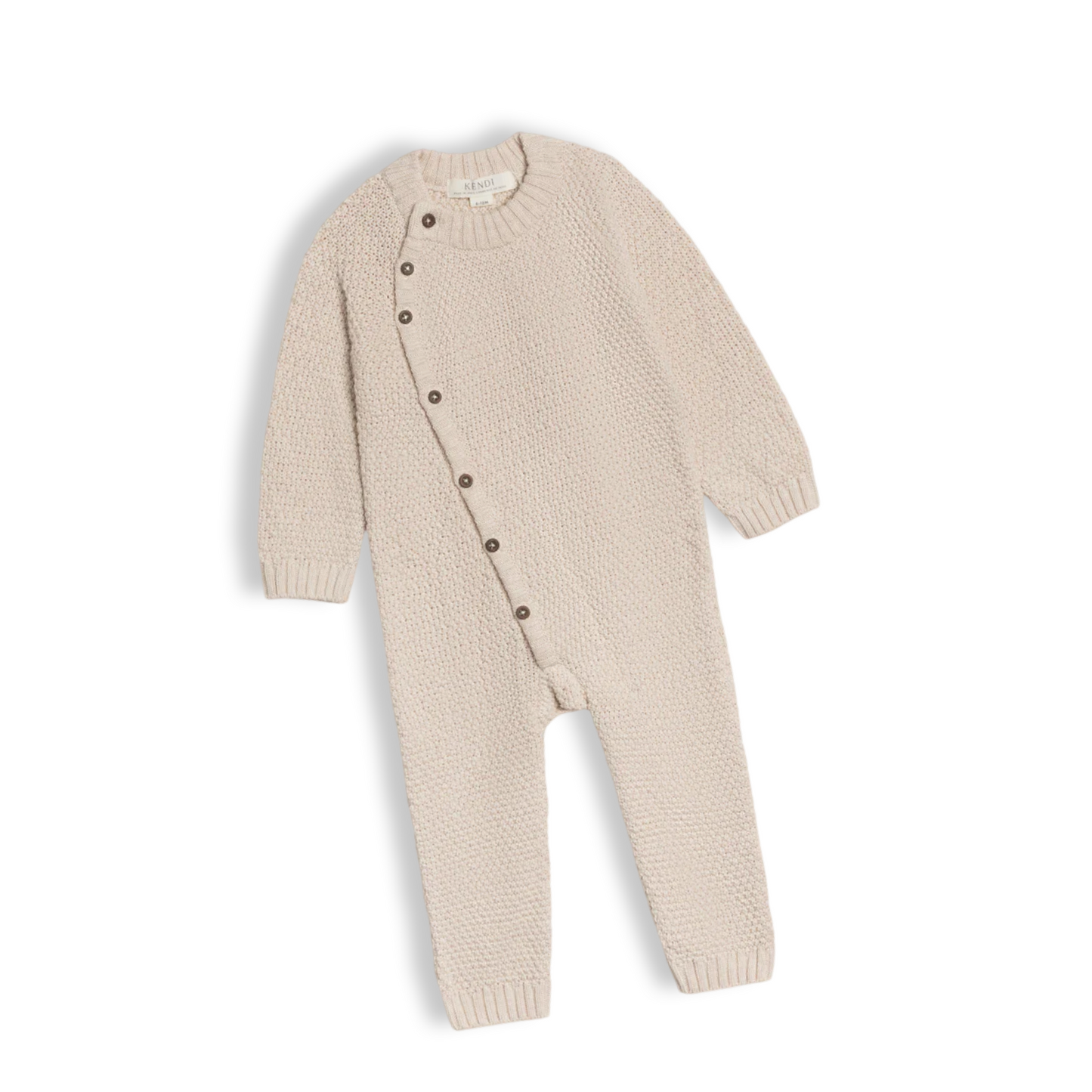 Frankie Seed Stitch Knit Kimono Romper