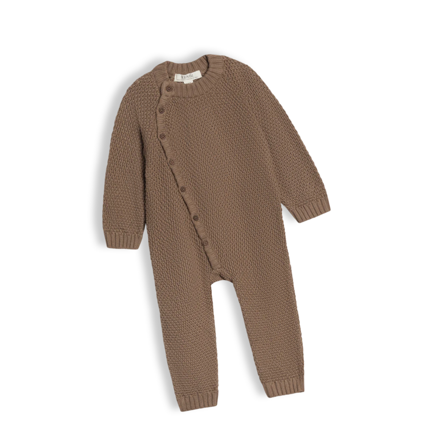 Frankie Seed Stitch Knit Kimono Romper